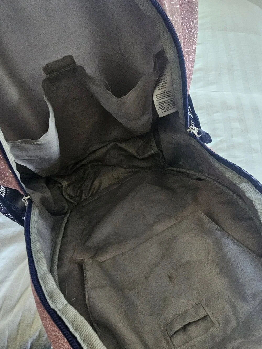 Pottery Barn Kids Rainbow Ombre Glitter Mackenzie Backpack, Size Large